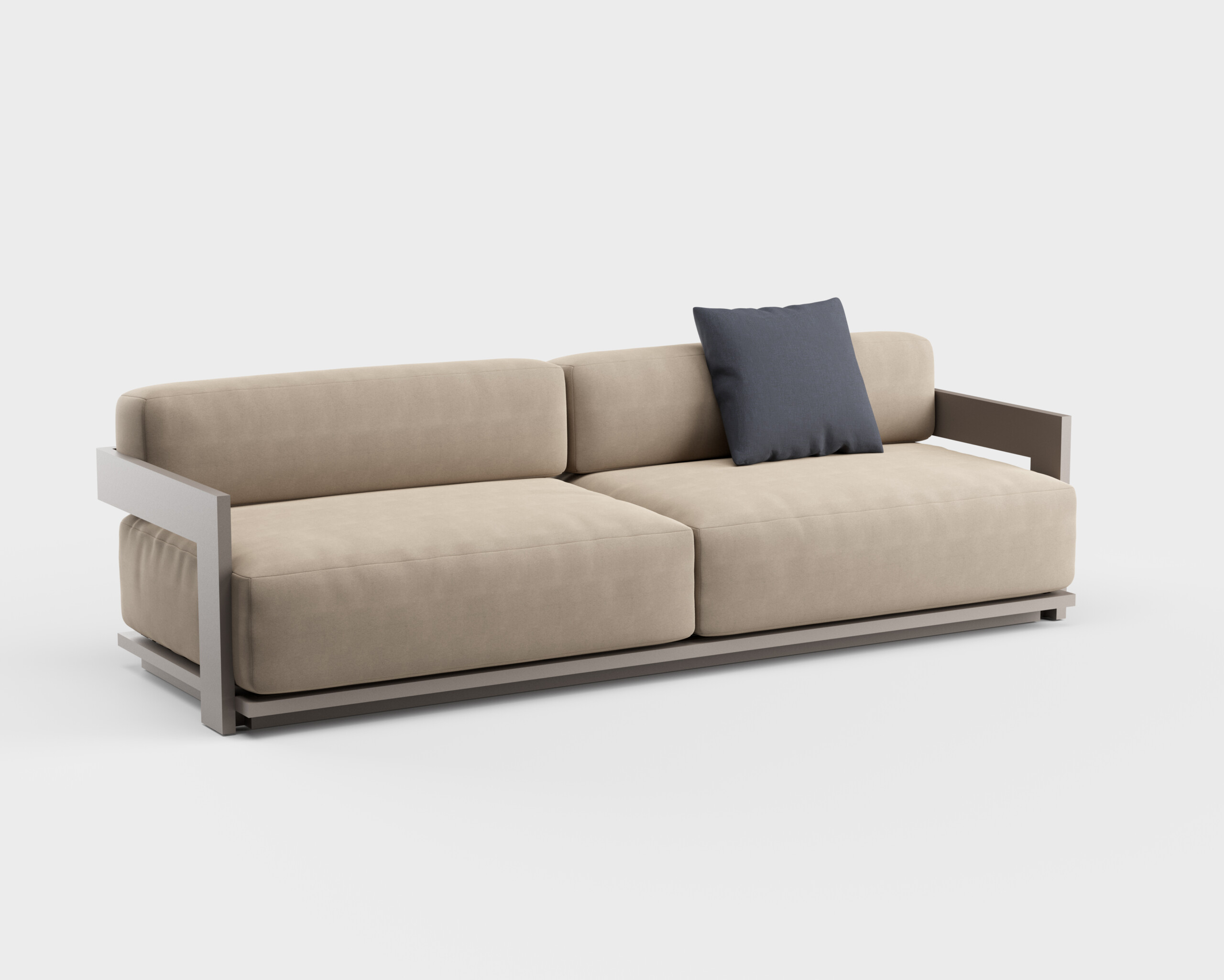 Outdoor Furniture Luxury - Lüks Dış Mekan Alüminyum Koltuk Takımı,