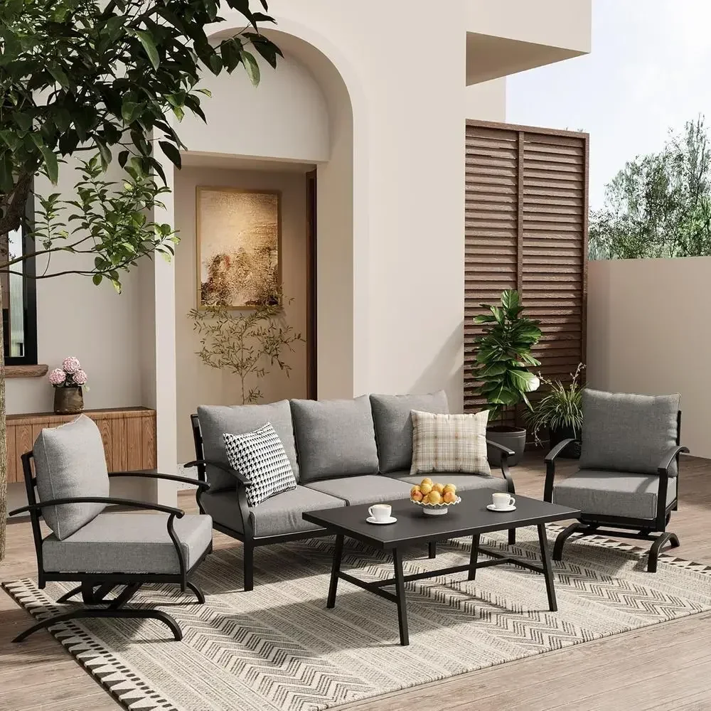 Outdoor Furniture Metal Chairs - Veranda, arka bahçe veya havuz kenarı