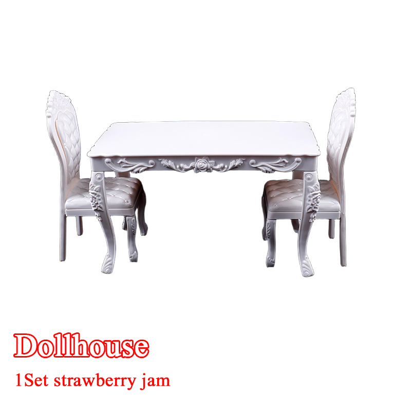 Outdoor Furniture Wood - Dollhouse 1:6 Mutfak Mobilyaları Yemek Masası