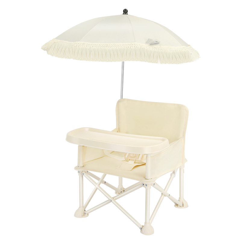 Outdoor Furniture Metal Chairs - Katlanabilir Sırtlıklı Bebek Yemek Sandalyesi Taşınabilir