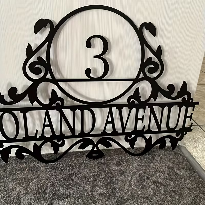 Özel Metal Ev Numarası ve Soka - Outdoor Furniture Metal incelemesi ve fiyatı