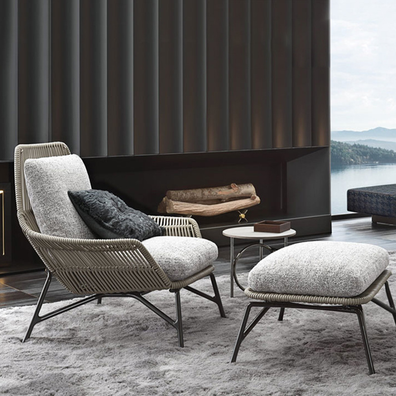 Halat tasarımlı metal çerçevel - Outdoor Furniture Metal Chairs incelemesi ve fiyatı