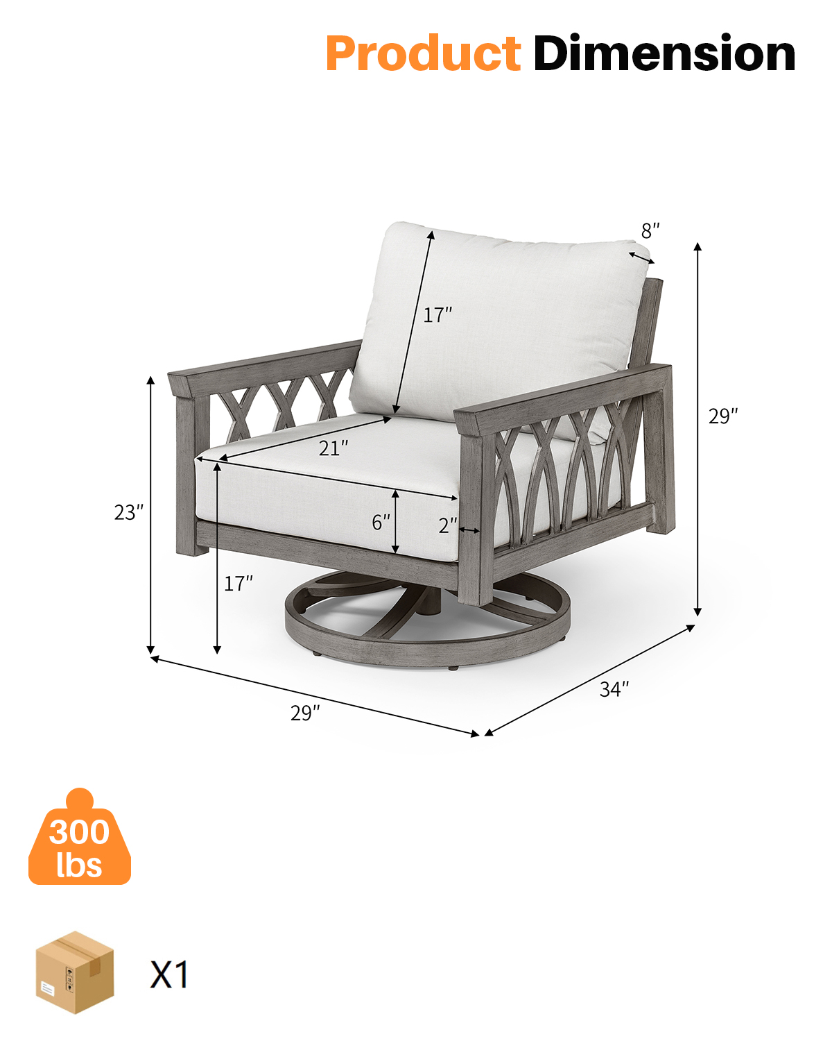 SeeHill Döner Alüminyum Koltuk - Outdoor Furniture Metal Chairs incelemesi ve fiyatı
