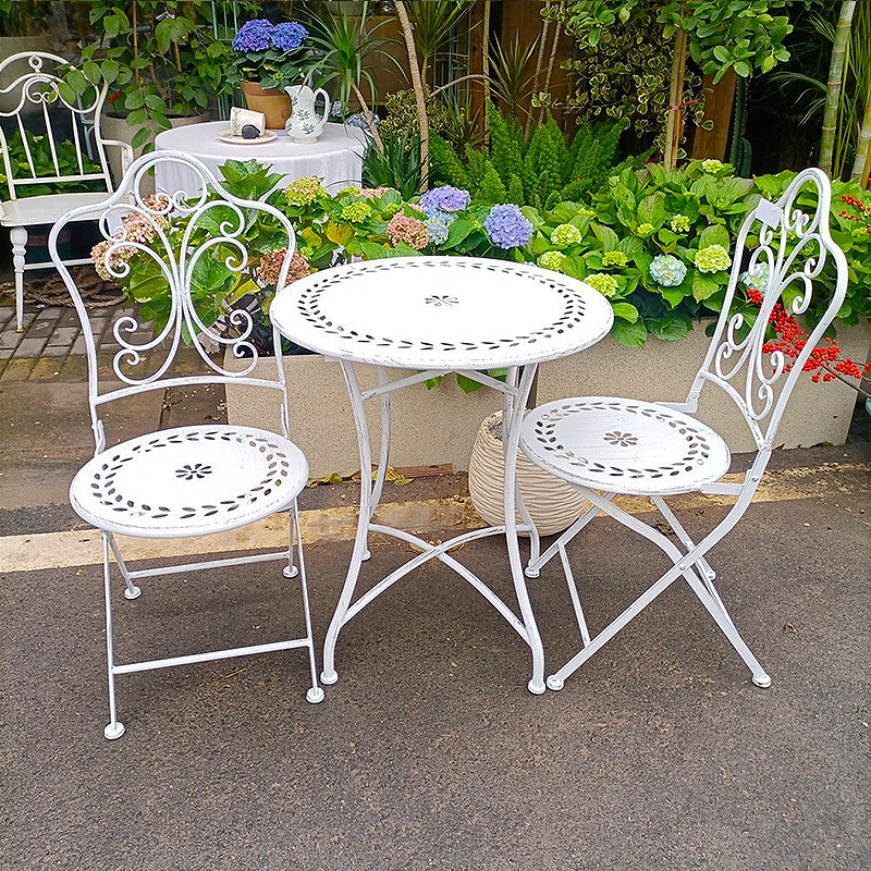 Fransız Tarzı Demir Masa ve Sa - Outdoor Furniture Metal Chairs incelemesi ve fiyatı